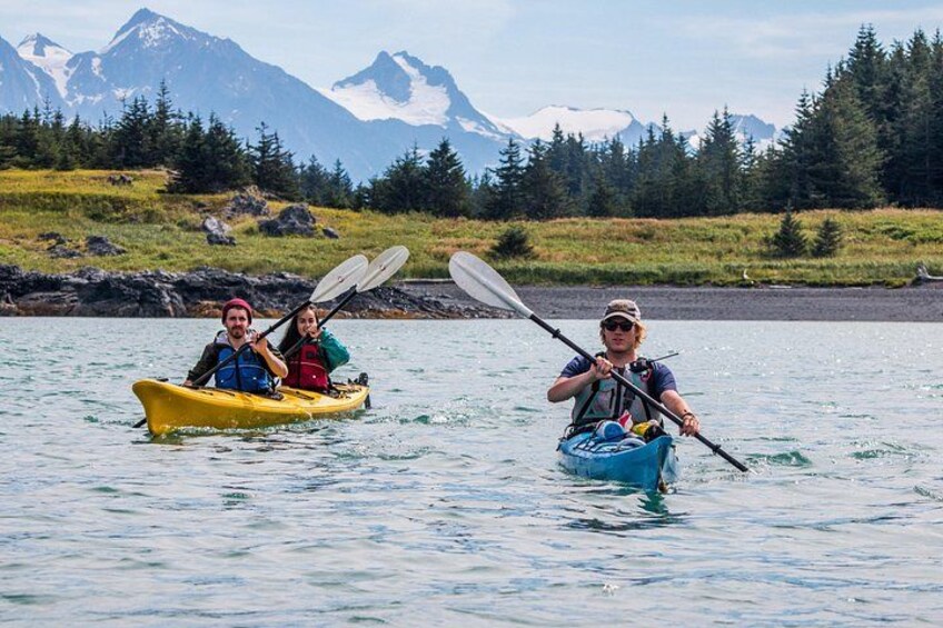 Paddle alongside your guides for instruction, guidance, and helpful tips! 3