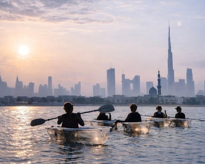 Picture 17 for Activity Dubai: Clear Kayaking Experience with Burj Khalifa View 4