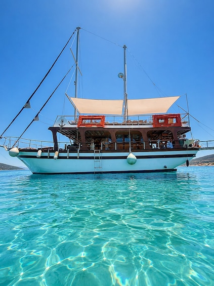Picture 15 for Activity Hersonissos: Traditional Wooden Boat Trip, Swim Stops &Lunch 3