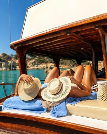Picture 5 for Activity Hersonisos: Boat Cruise with Swim Stops and Lunch 3