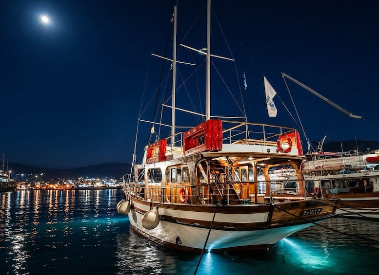Picture 20 for Activity Hersonissos: Traditional Wooden Boat Trip, Swim Stops &Lunch 2