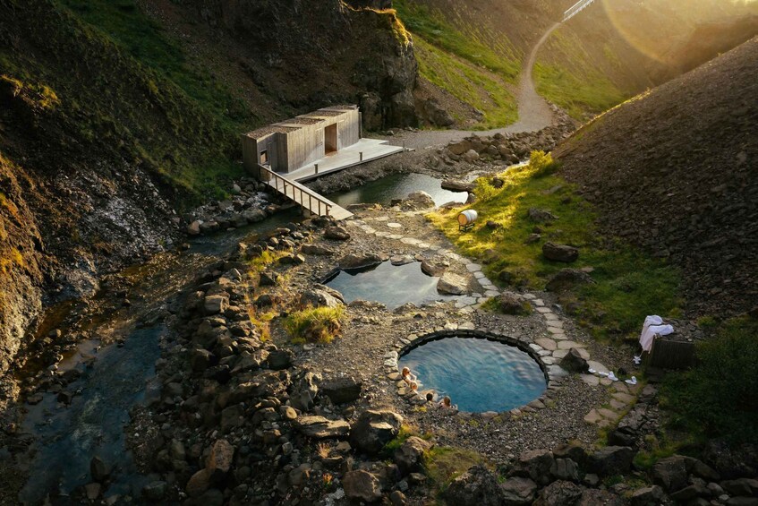 Picture 1 for Activity Husafell: Canyon Baths Soak with Short Highlands Hike 3