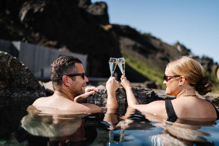 Picture 2 for Activity Husafell: Canyon Baths Soak with Short Highlands Hike 5