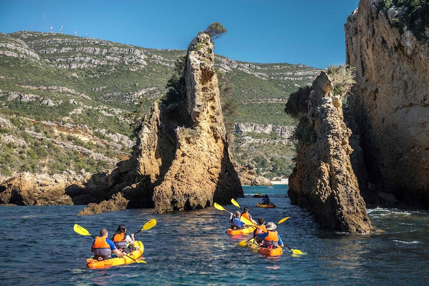 Picture 2 for Activity Lisbon: Kayak Tour Arrábida Natural Park, Setubal, Sesimbra 5