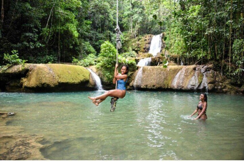 YS Falls and Pelican Bar COMBO from Montego Bay