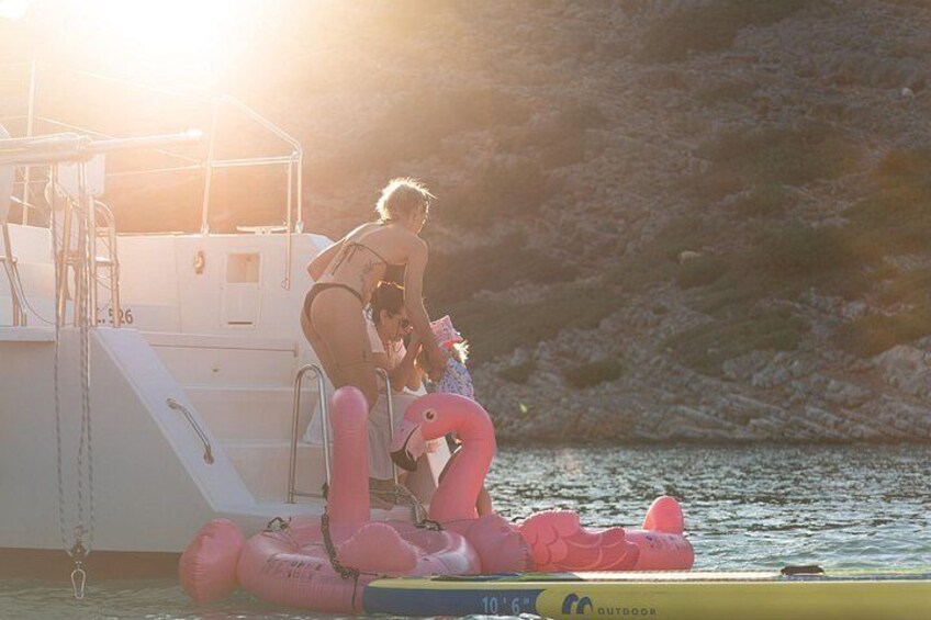Ag. Nikolaos: Catamaran Trip with Sushi, Drinks, & Water Toys 3