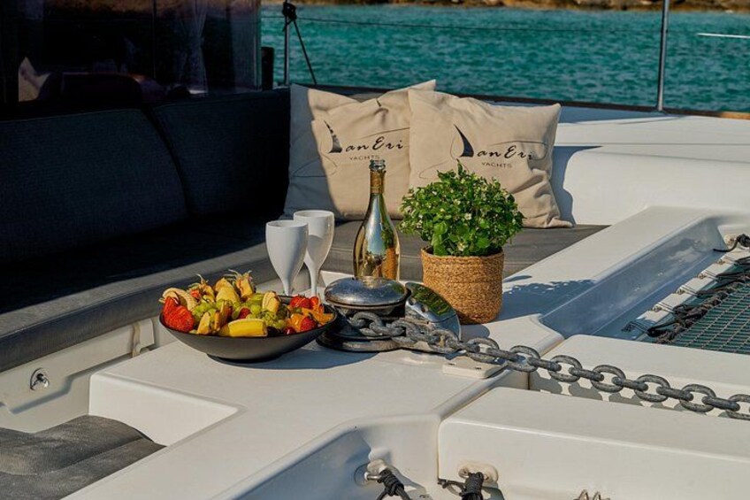 Ag. Nikolaos: Catamaran Trip with Sushi, Drinks, & Water Toys 4