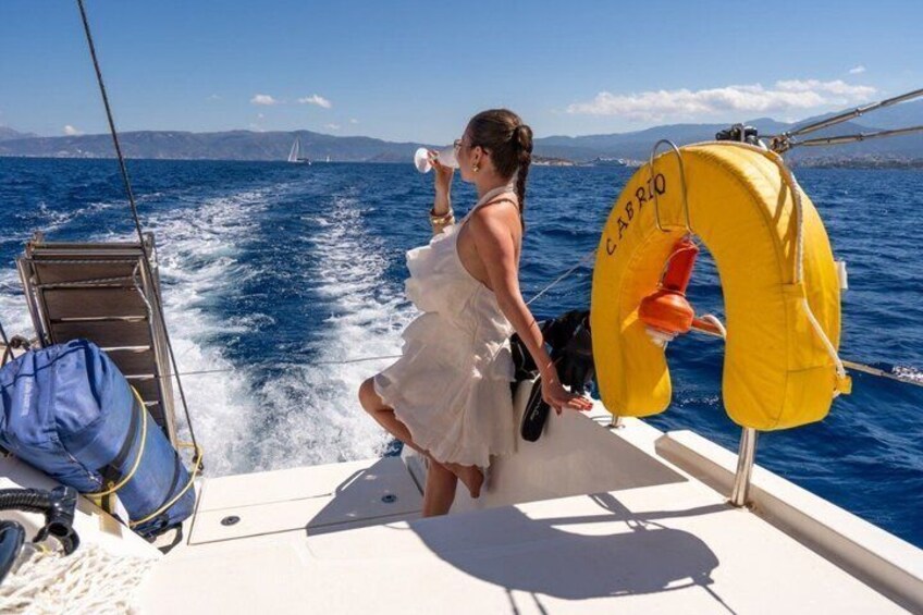 Ag. Nikolaos: Catamaran Trip with Sushi, Drinks, & Water Toys 2