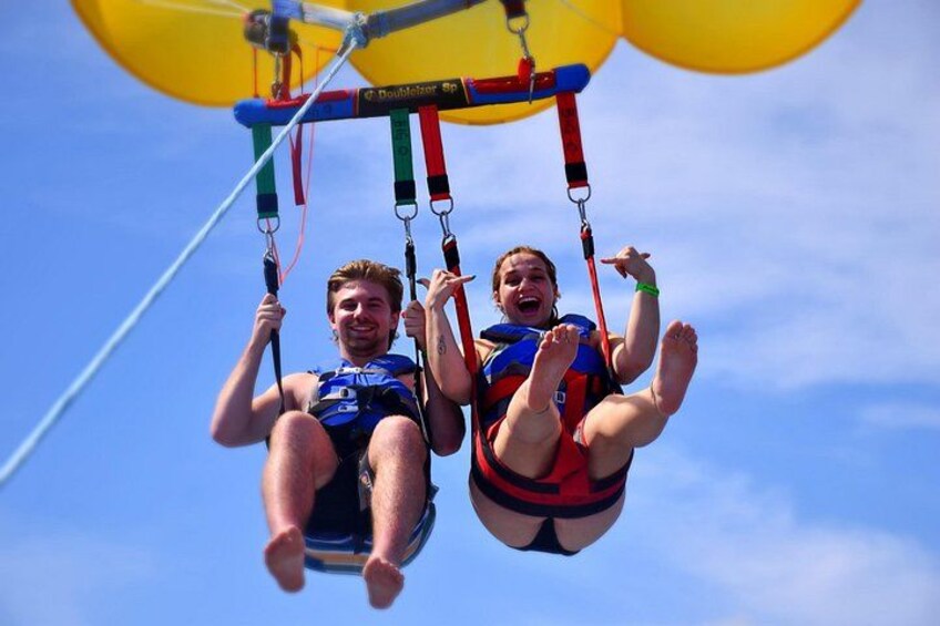 Parasailing in Waikiki from Oahu Hawaii 2