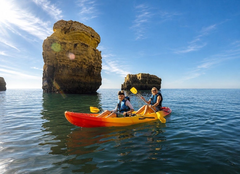 Picture 3 for Activity Albufeira: Sea Caves & Hidden Beaches Guided Kayak Tour 2