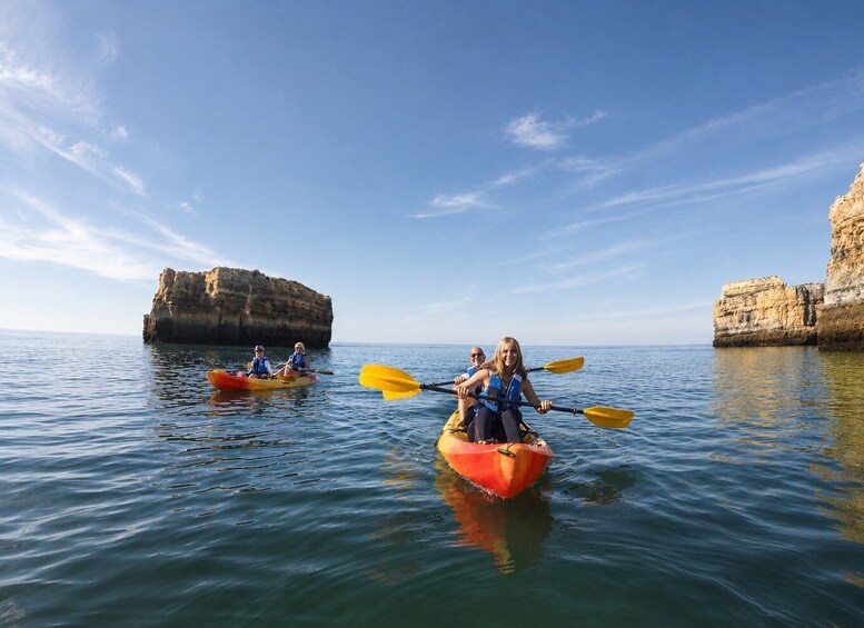 Picture 3 for Activity Albufeira: Guided Kayak Tour to Sea Caves & Hidden Beaches 3