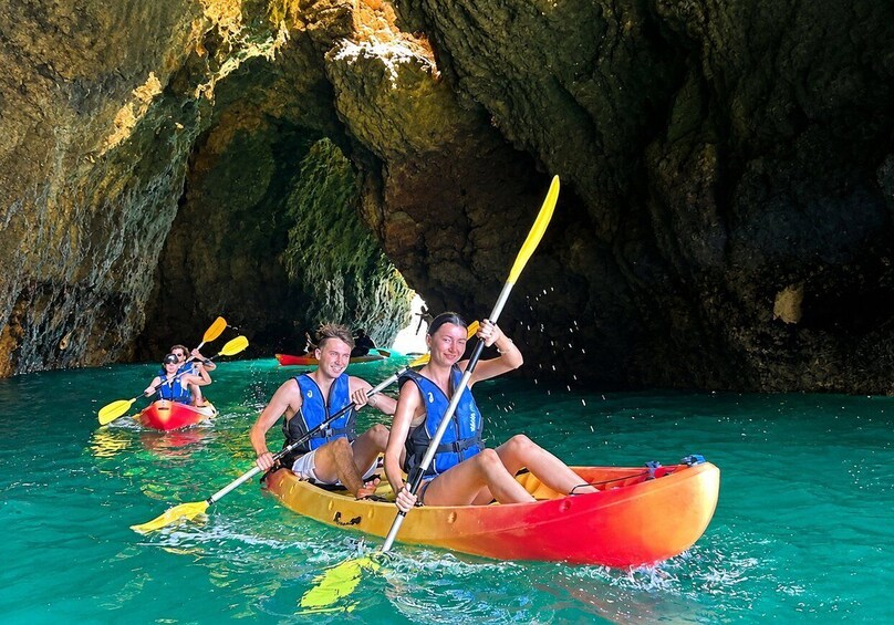 Picture 1 for Activity Albufeira: Explore Sea Caves & Hidden Beaches by Kayak 2