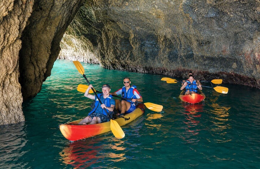 Picture 7 for Activity Albufeira: Sea Caves & Hidden Beaches Guided Kayak Tour 4