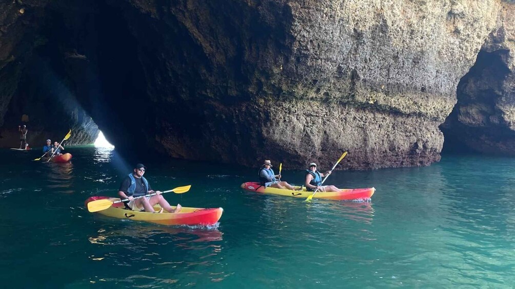 Picture 16 for Activity Albufeira: Sea Caves & Hidden Beaches Kayak Tour 2