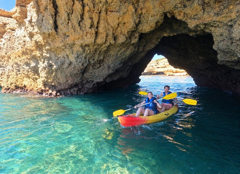 Picture 16 for Activity Albufeira: Sea Caves & Hidden Beaches Guided Kayak Tour 2