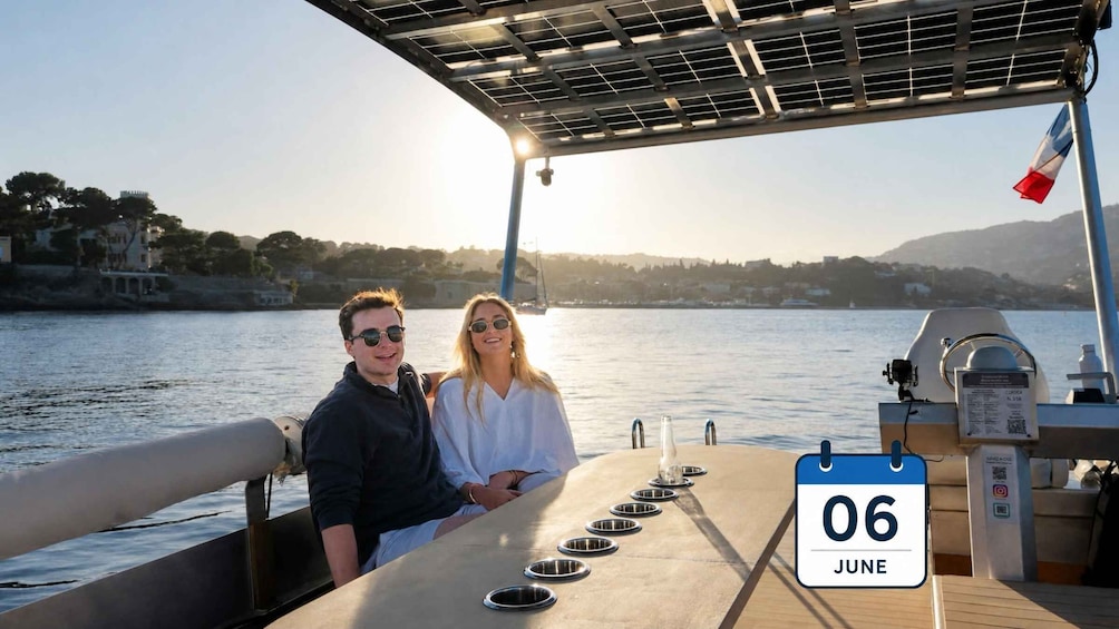 Picture 2 for Activity Nice: Exclusive Sunset Tour - Outstanding Solar Boat Fleet 3