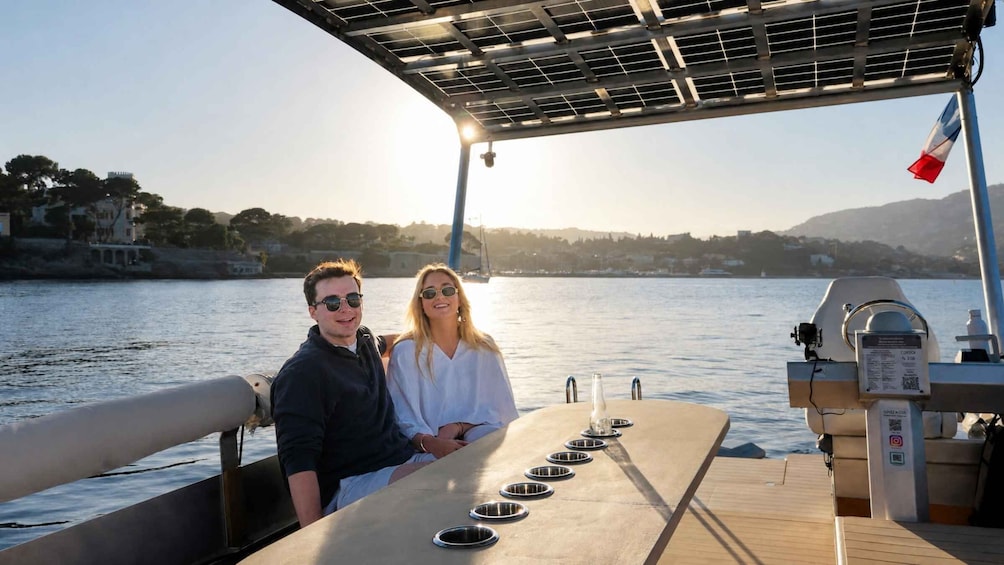 Nice: Private Sunset Tour on Solar Powered Boat 2