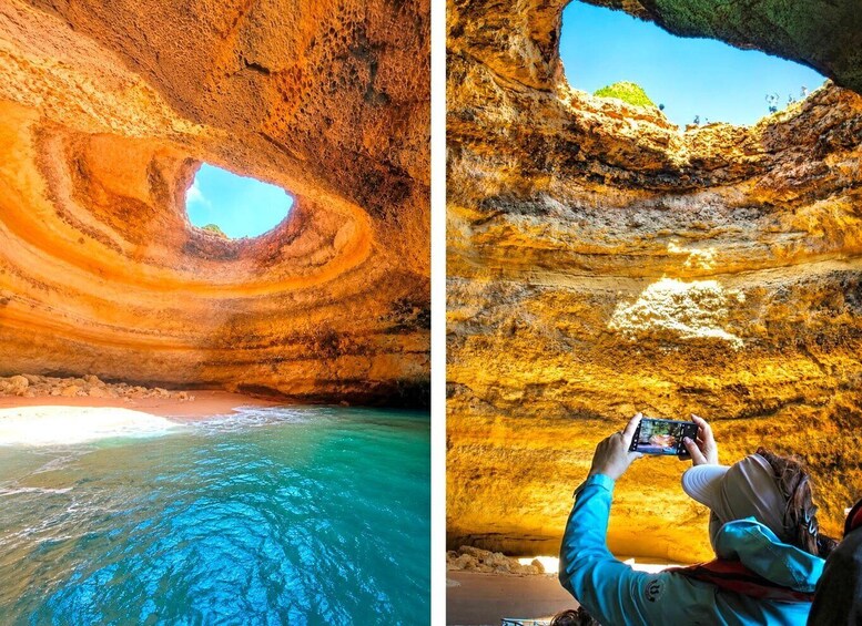 Picture 8 for Activity Portimão: Benagil Grottoes Boat Cruise 2