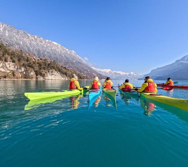 Picture 2 for Activity Interlaken: Small-Group Winter Kayak Tour on Lake Brienz 5