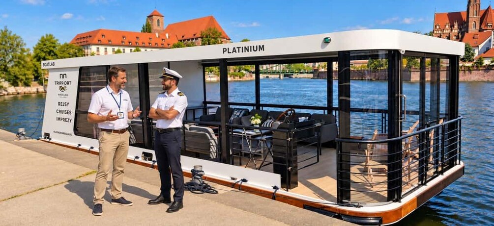 Wroclaw: City Walk and Cruise by Luxury Solar Catamaran 1