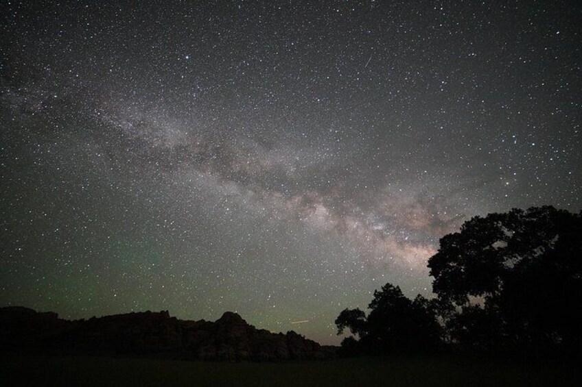 The Milky Way at our Observation Site overlooking Zion 1