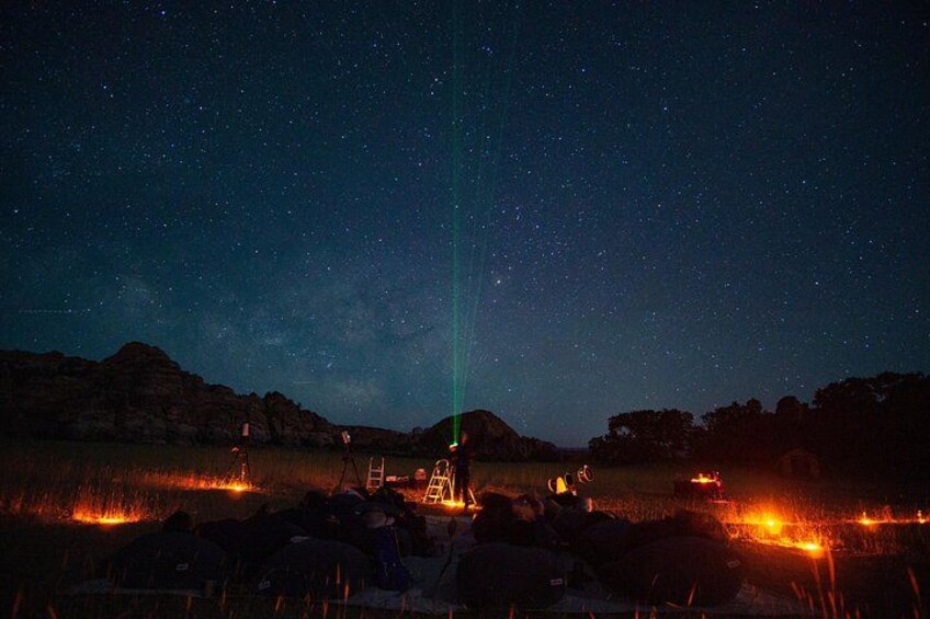 Under the stars, we will guide you through the constellations. 2