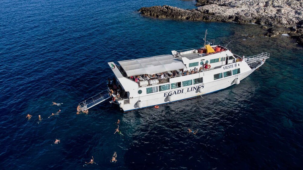 Picture 2 for Activity From Trapani: Day Cruise to Favignana & Levanzo with Lunch 3