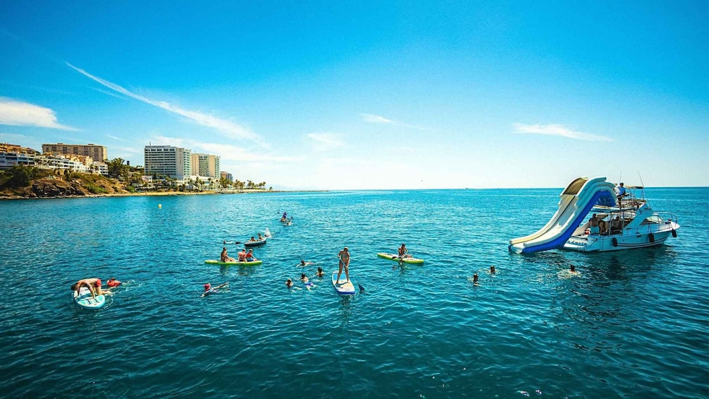 Picture 9 for Activity Benalmádena: Boat Trip with Dolphins, Snorkeling and Slide 2