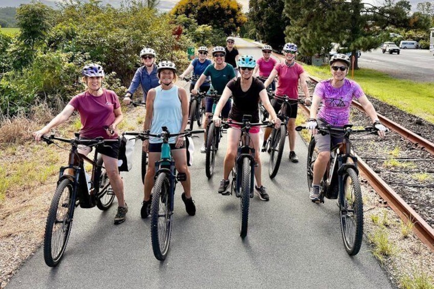 Self Guided E Bike Ride - Distillery, Rainforest & Rail Trail 5