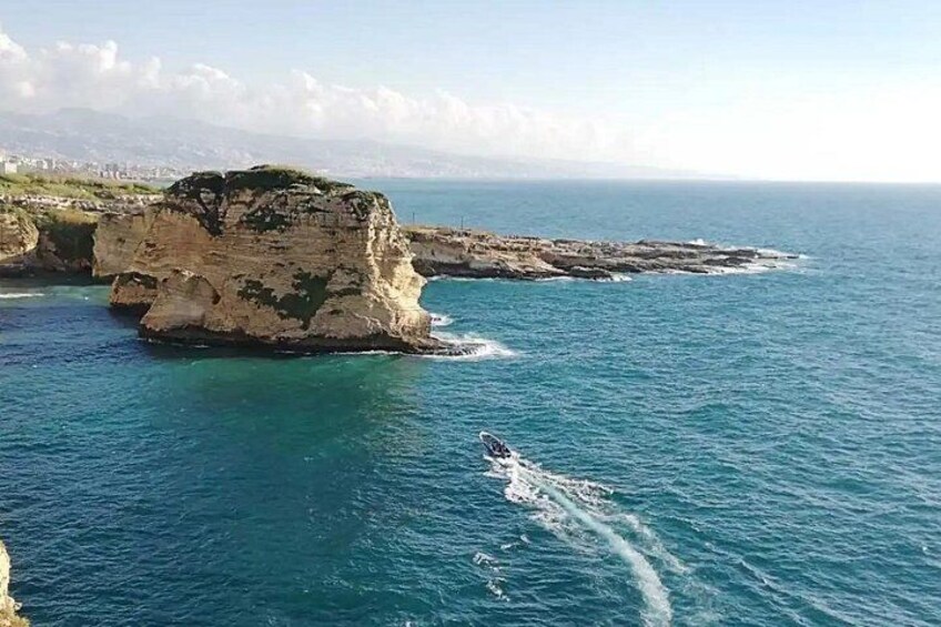 Private Beirut City Tour with Boat Ride at Raouche Rock 4