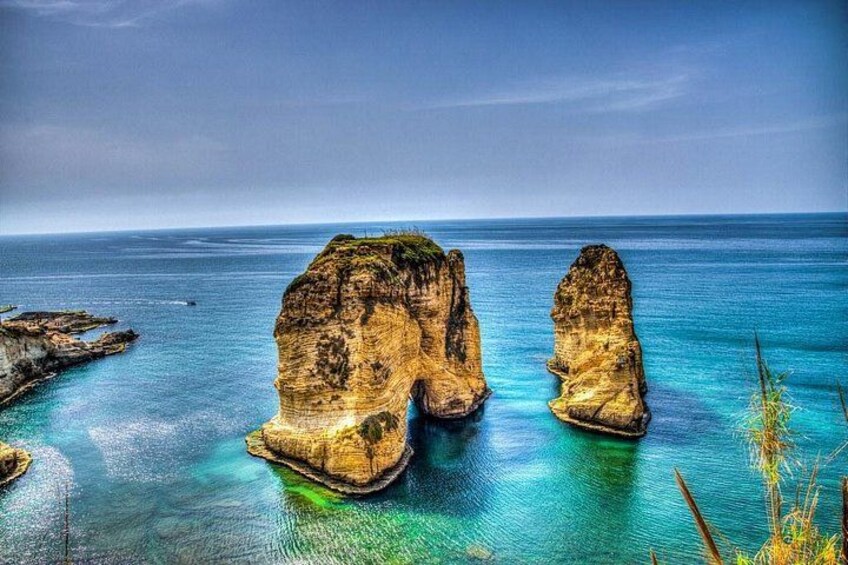 Private Beirut City Tour with Boat Ride at Raouche Rock 1
