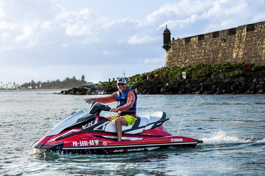 Have you ever seen someone unhappy on a jet ski? 2