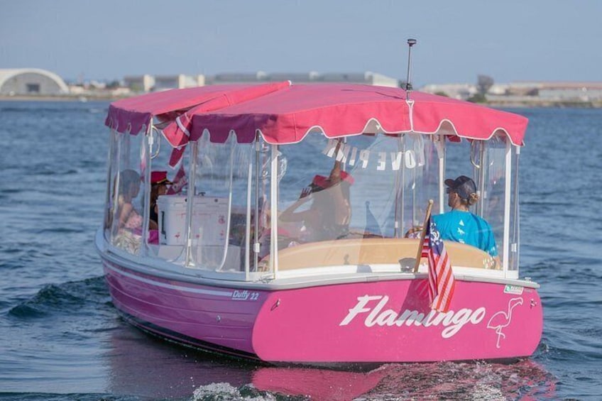 Pink Boat Private cruises in San Diego Bay. Amazing idea for Bachelorette and Birthday party celebration 5