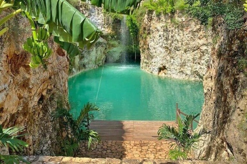 Waterfall cenote 5