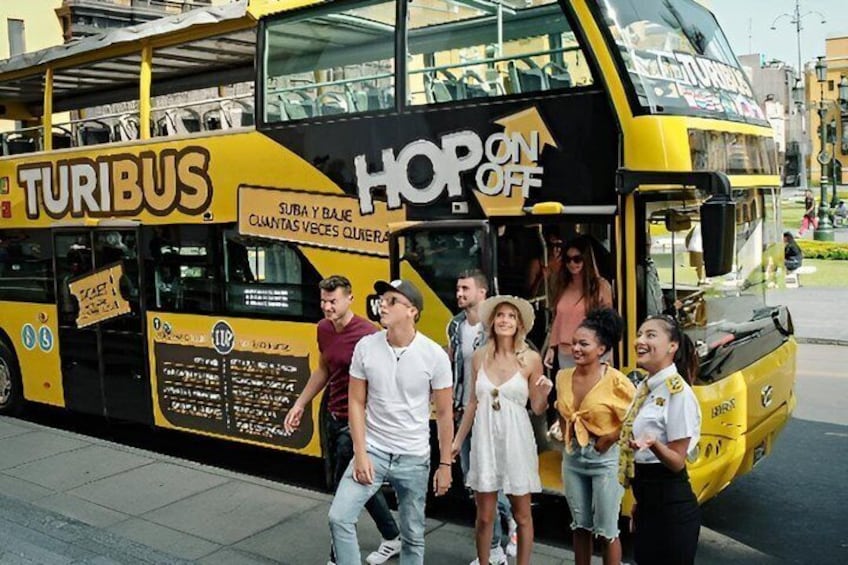 Open-Top Bus City Tour of Lima with Santo Domingo, from Larcomar 1