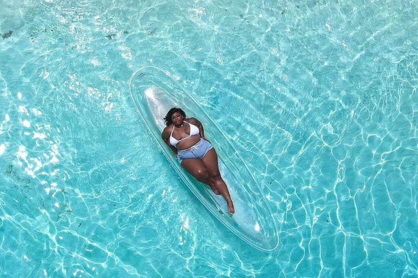 Clear Kayak Drone Photoshoot in Nassau Bahamas 1