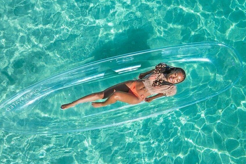 Clear Kayak Drone Photoshoot in Nassau Bahamas 3