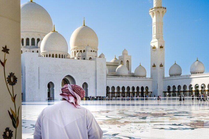 Private Full Day Tour Abu Dhabi City, Grand Mosque & Palace