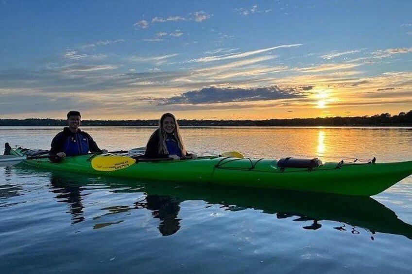 Portland Paddle uses both tandem and solo kayaks 1