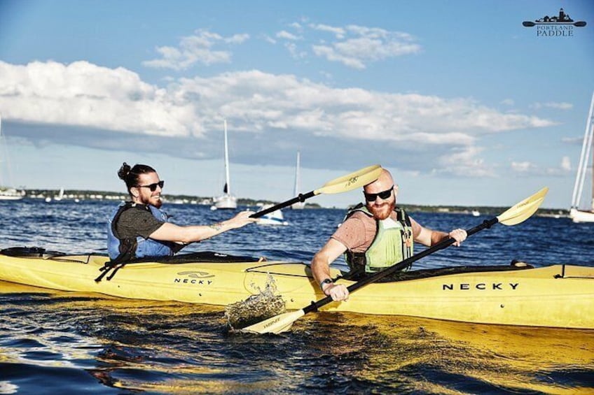 Sunset Sea Kayak Tour on Casco Bay 2