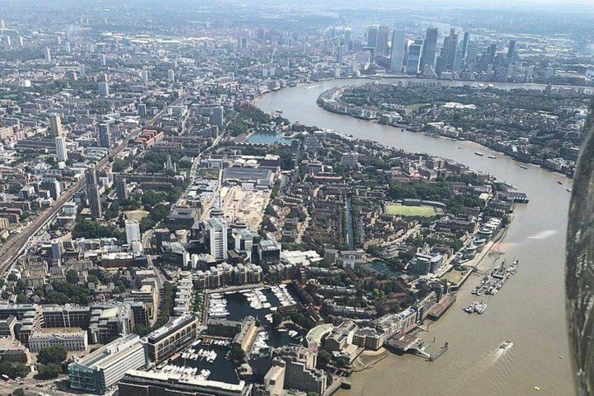 45 Minute London Olympic Helicopter Tour 2