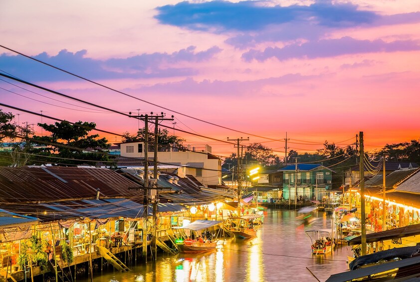 Maeklong and Amphawa Floating Market and Firefly Boat Tour - Private Tour