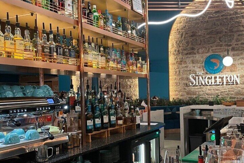 The bar and cafe at Singleton Distillery 