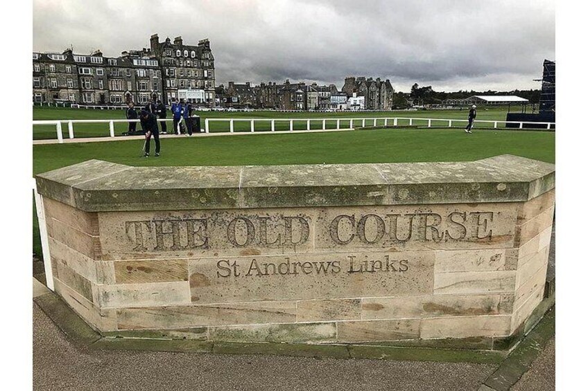 the Old Course , , St Andrews , Fife , Scotland, the Crown castles filming location tour 3
