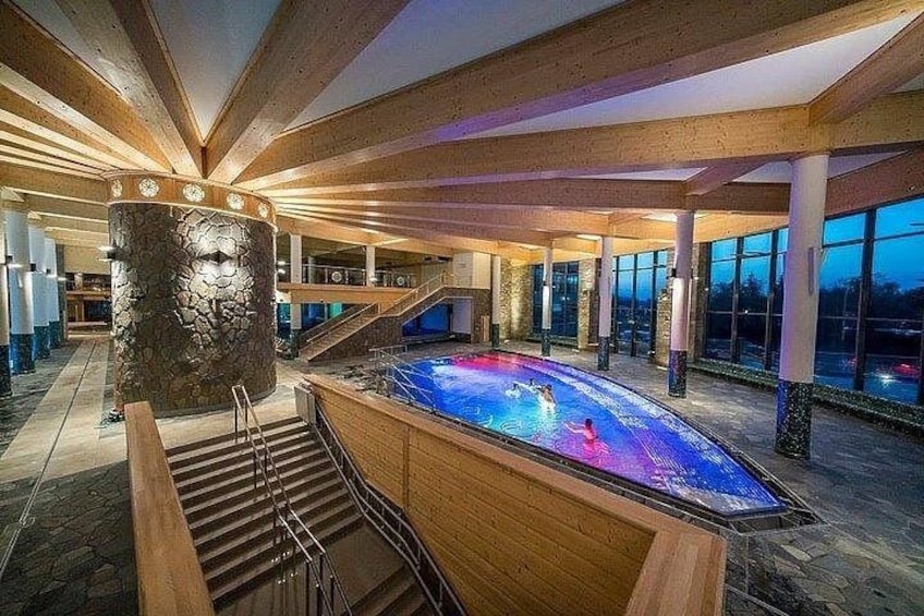 Indoor pools, twilight 2