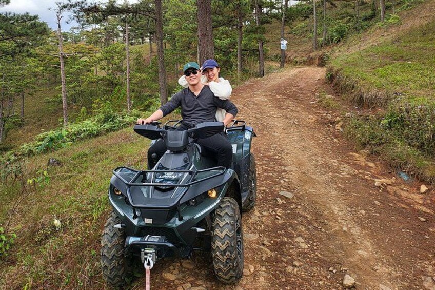 You can drive your own ATV, Ride together with your partner or ride of on the Back of a licensed Guide 5
