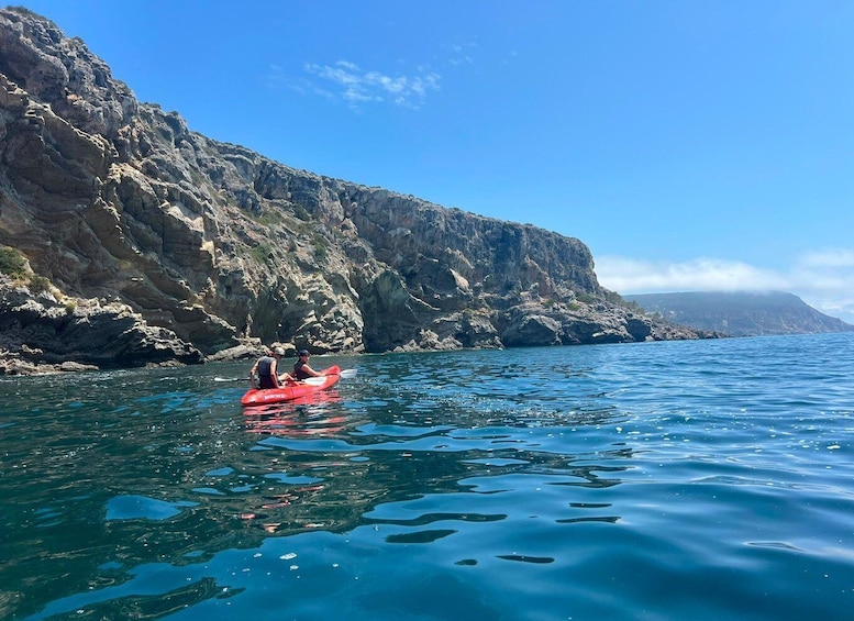 Picture 17 for Activity Guided Kayak Tour Arrábida Natural Park, Cavalo Beach, Caves 2
