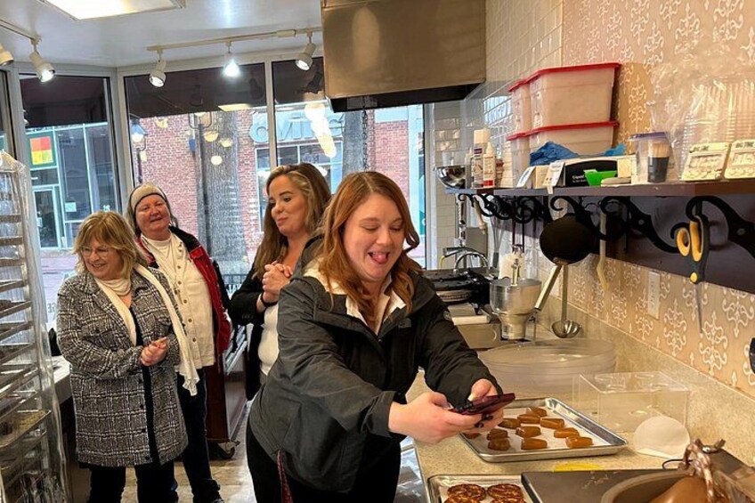 Making chocolate is fun at Kilwins 2