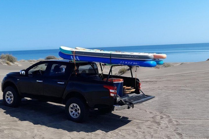 Half Day Sandboarding and Paddleboarding Experience in La Paz 4