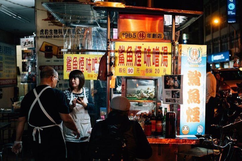 Shark food stall